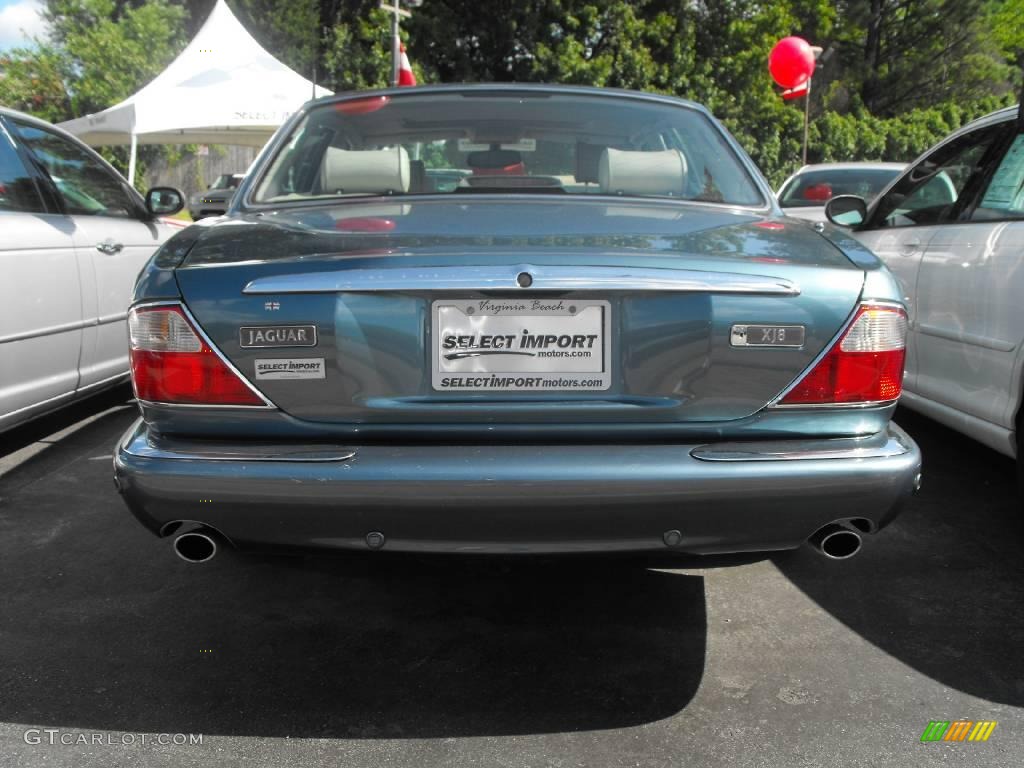 2001 XJ XJ8 - Aegean Blue Metallic / Dove Grey photo #4