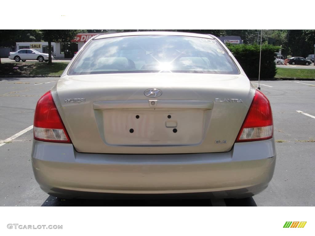 2001 Elantra GLS - Champagne / Beige photo #5