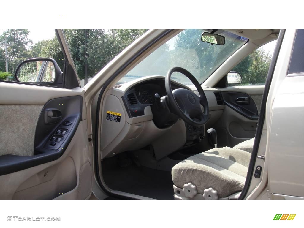 2001 Elantra GLS - Champagne / Beige photo #10