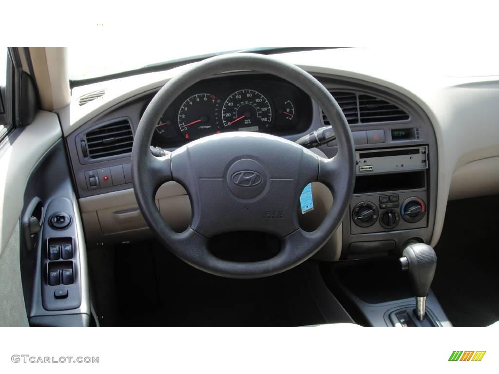 2001 Elantra GLS - Champagne / Beige photo #11
