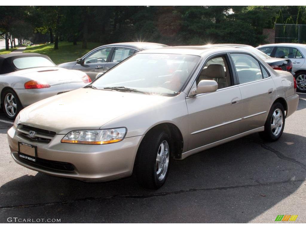 2000 Accord EX Sedan - Naples Gold Metallic / Ivory photo #1