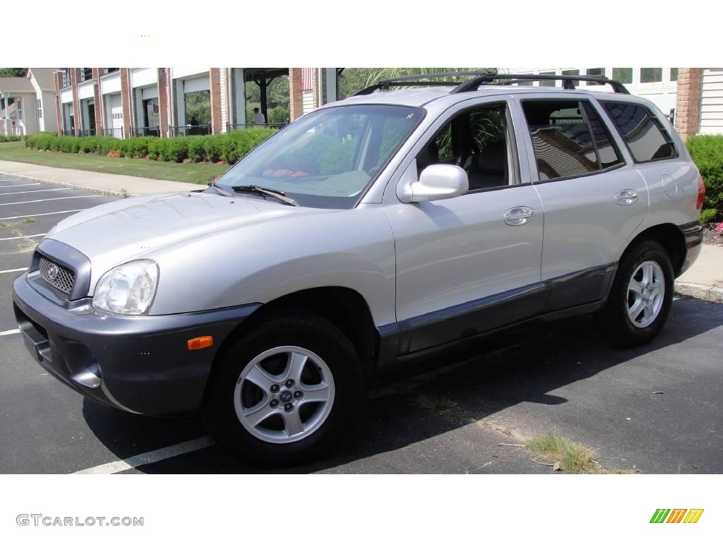 2001 Santa Fe GLS V6 - Pewter / Gray photo #1