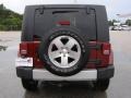 2009 Red Rock Crystal Pearl Coat Jeep Wrangler Sahara 4x4  photo #4
