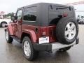 2009 Red Rock Crystal Pearl Coat Jeep Wrangler Sahara 4x4  photo #5