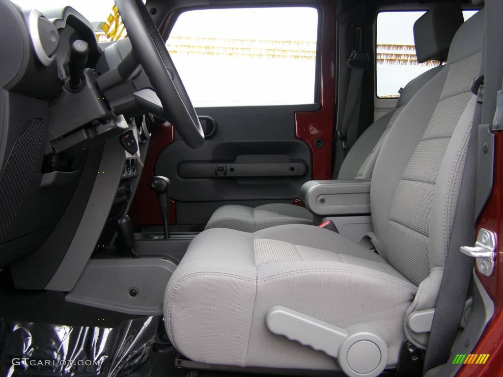 2009 Wrangler Sahara 4x4 - Red Rock Crystal Pearl Coat / Dark Slate Gray/Medium Slate Gray photo #9