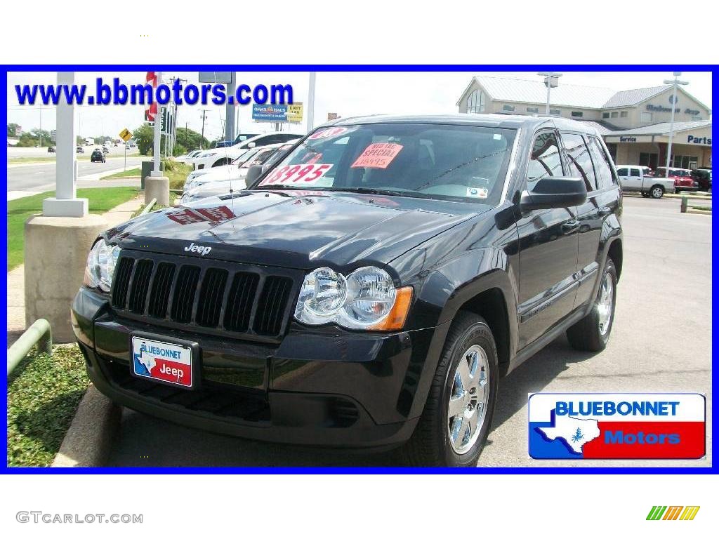 2008 Grand Cherokee Laredo - Black / Dark Slate Gray photo #1