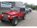 1998 Flame Red Jeep Wrangler Sport 4x4  photo #1