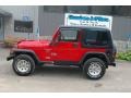 1998 Flame Red Jeep Wrangler Sport 4x4  photo #2