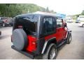 1998 Flame Red Jeep Wrangler Sport 4x4  photo #10