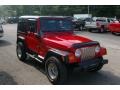1998 Flame Red Jeep Wrangler Sport 4x4  photo #12