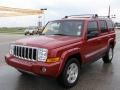 2006 Inferno Red Pearl Jeep Commander Limited  photo #7