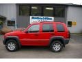 2002 Flame Red Jeep Liberty Sport 4x4  photo #2