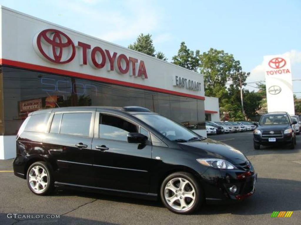 2008 MAZDA5 Grand Touring - Brilliant Black / Black photo #1