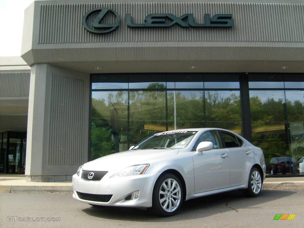 2008 IS 250 AWD - Tungsten Silver Pearl / Black photo #1