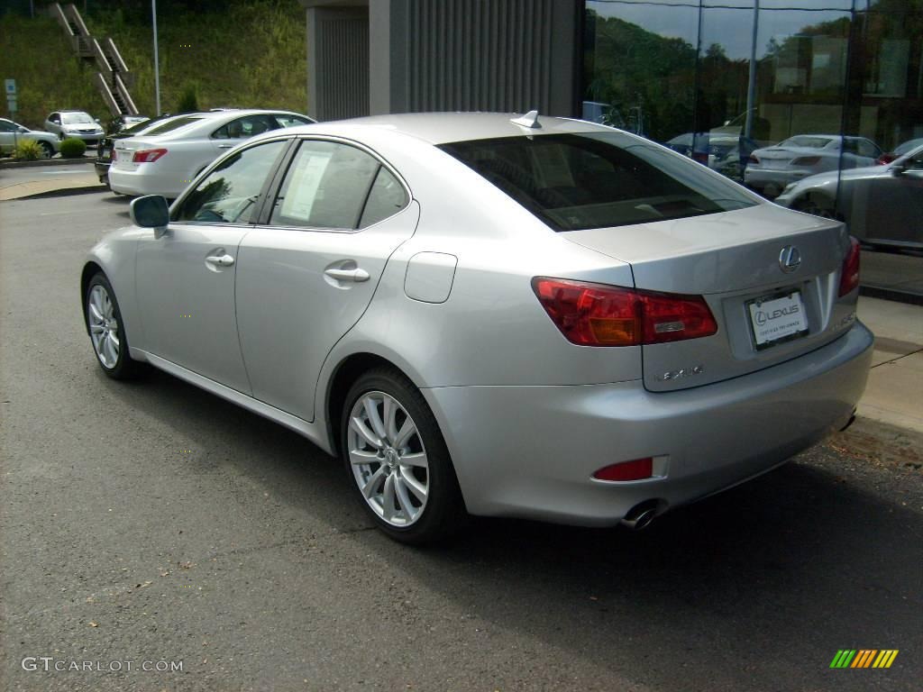 2008 IS 250 AWD - Tungsten Silver Pearl / Black photo #3