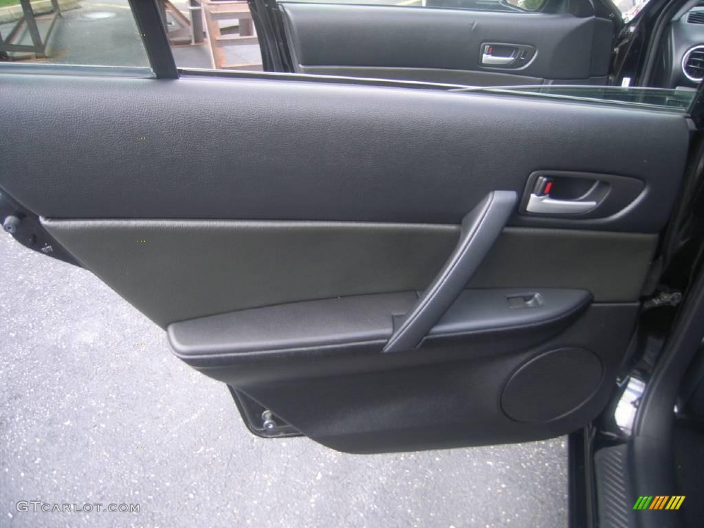 2008 MAZDA6 i Grand Touring Hatchback - Onyx Black / Black photo #23