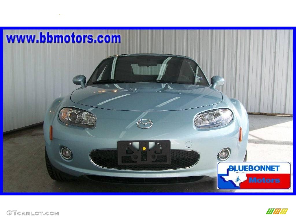 2008 MX-5 Miata Special Edition Roadster - Icy Blue Metallic / Saddle Brown photo #2