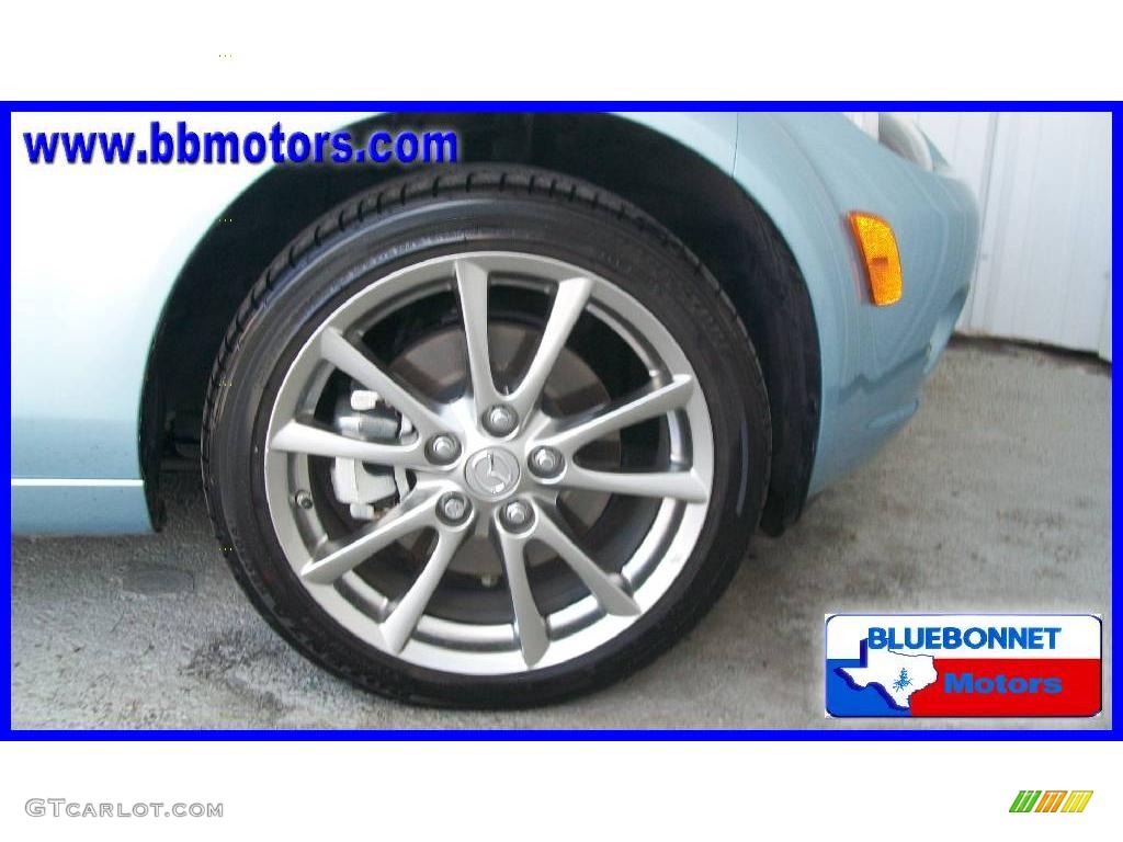 2008 MX-5 Miata Special Edition Roadster - Icy Blue Metallic / Saddle Brown photo #5