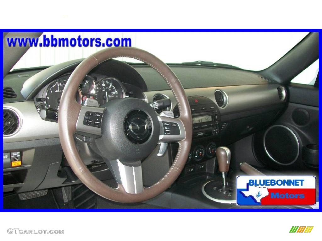 2008 MX-5 Miata Special Edition Roadster - Icy Blue Metallic / Saddle Brown photo #6