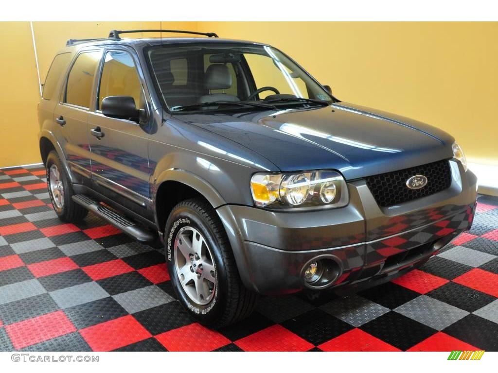 2005 Escape XLT V6 4WD - Norsea Blue Metallic / Medium/Dark Flint Grey photo #1