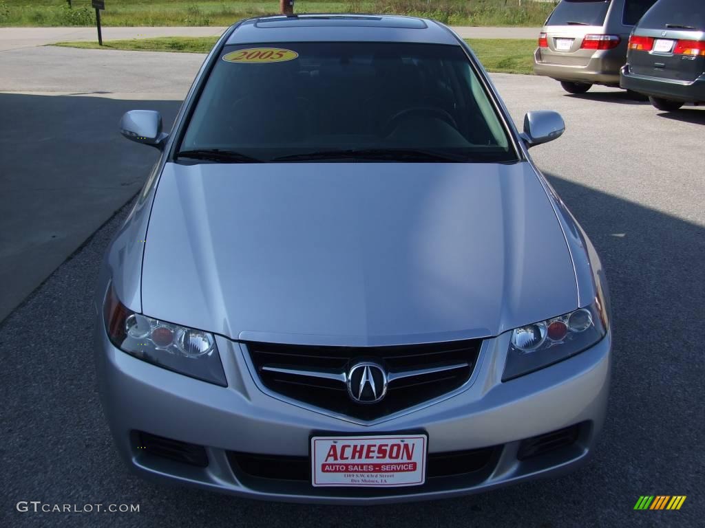 2005 TSX Sedan - Satin Silver Metallic / Ebony photo #9