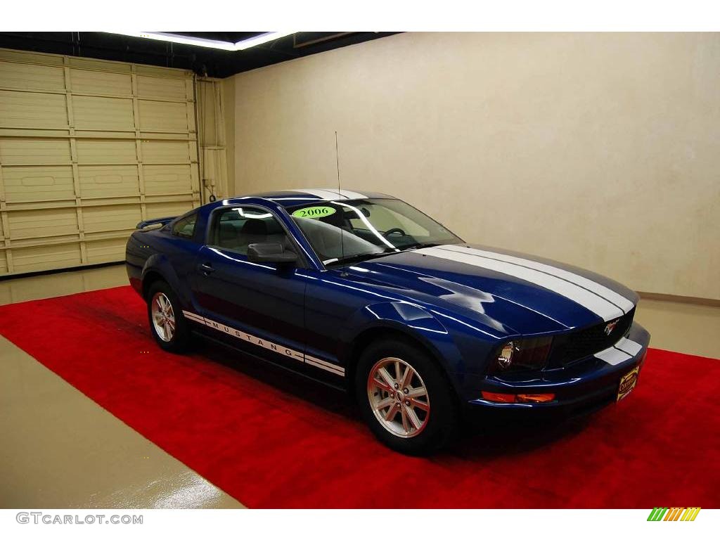 Vista Blue Metallic Ford Mustang