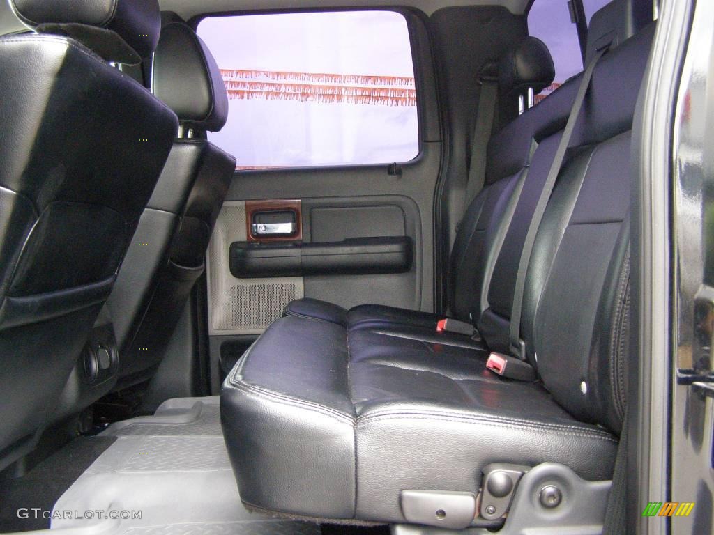 2006 F150 Lariat SuperCrew 4x4 - Black / Black photo #10