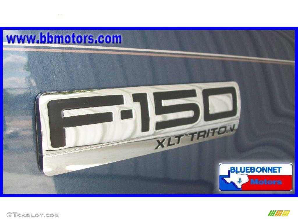 2006 F150 XLT SuperCrew - Medium Wedgewood Blue Metallic / Tan photo #6