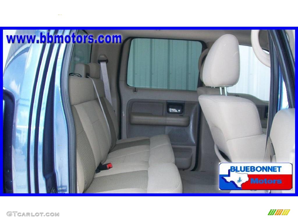 2006 F150 XLT SuperCrew - Medium Wedgewood Blue Metallic / Tan photo #10