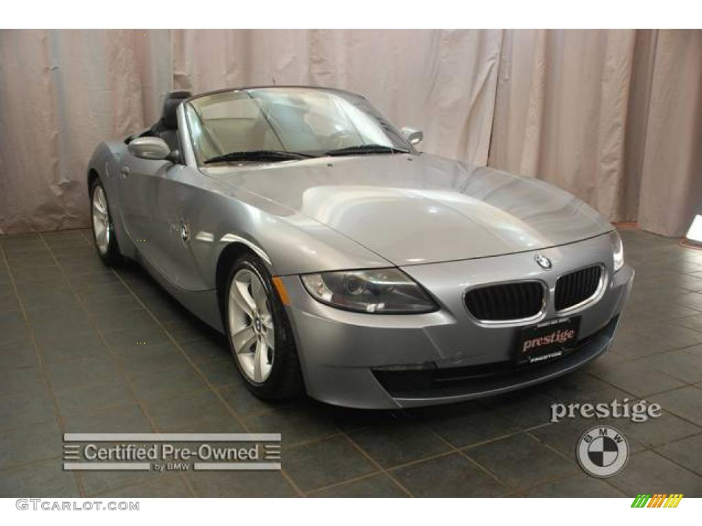 2006 Z4 3.0i Roadster - Silver Grey Metallic / Black photo #6