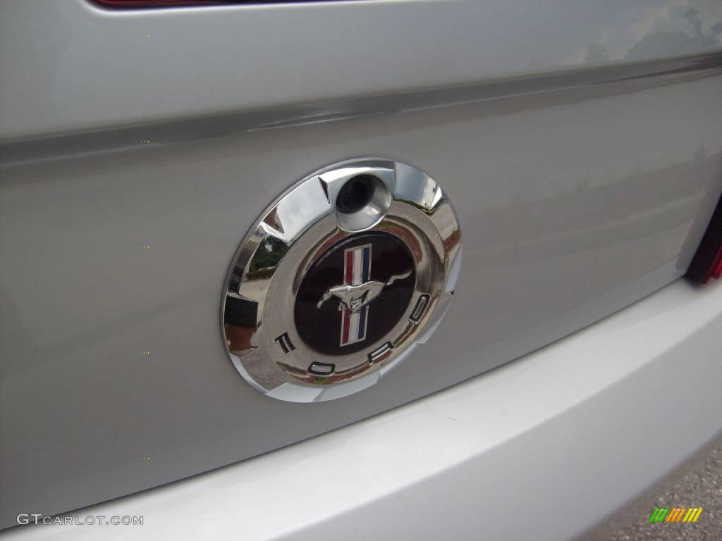 2007 Mustang V6 Deluxe Convertible - Satin Silver Metallic / Dark Charcoal photo #13