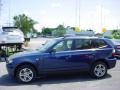 Mystic Blue Metallic - X3 3.0i Photo No. 7