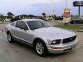 2007 Satin Silver Metallic Ford Mustang V6 Premium Coupe  photo #3