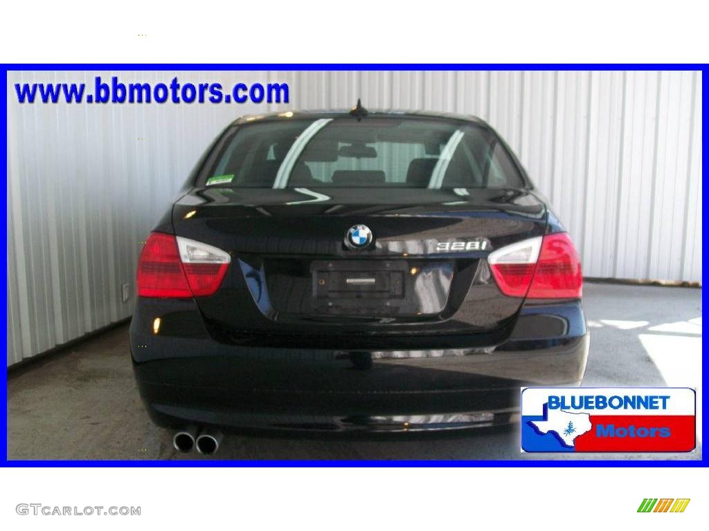 2008 3 Series 328i Sedan - Jet Black / Black photo #4