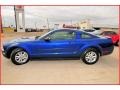 2008 Vista Blue Metallic Ford Mustang V6 Deluxe Coupe  photo #2
