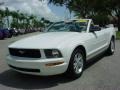 2008 Performance White Ford Mustang V6 Deluxe Convertible  photo #7