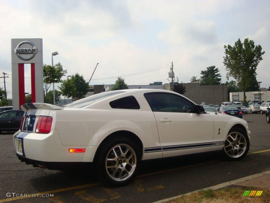 2008 Mustang Shelby GT500 Coupe - Performance White / Black photo #13