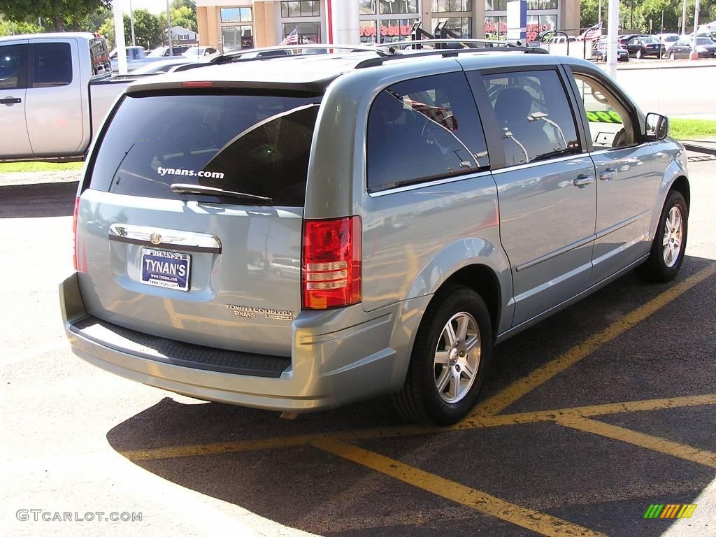 2008 Town & Country Touring - Clearwater Blue Pearlcoat / Medium Slate Gray/Light Shale photo #6