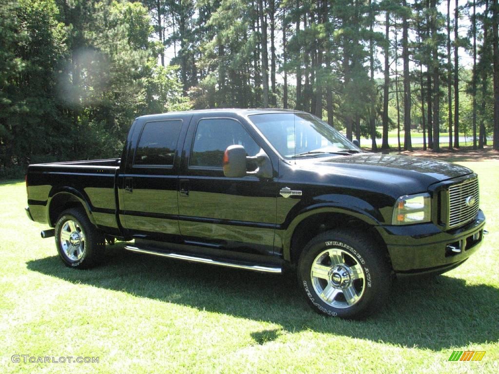 2006 F250 Super Duty Harley Davidson Crew Cab 4x4 - Black / Black photo #6