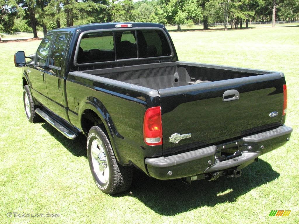 2006 F250 Super Duty Harley Davidson Crew Cab 4x4 - Black / Black photo #7