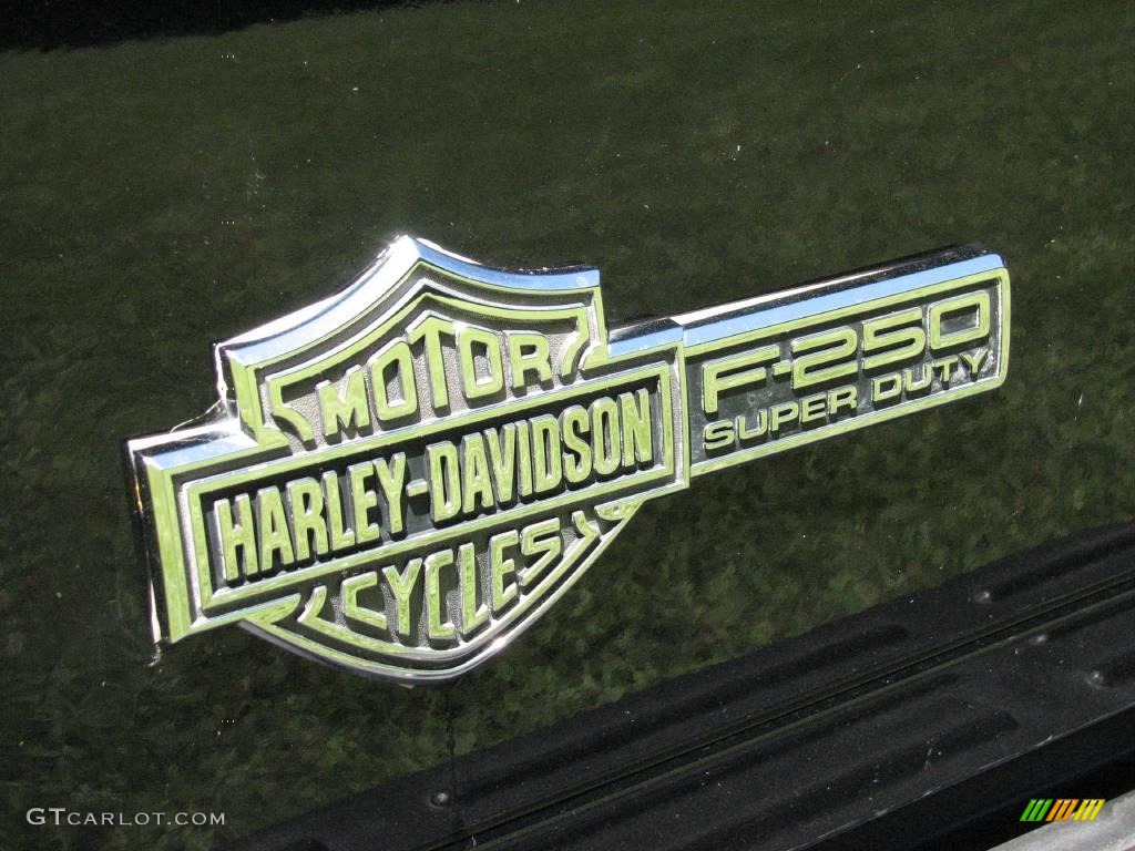 2006 F250 Super Duty Harley Davidson Crew Cab 4x4 - Black / Black photo #9