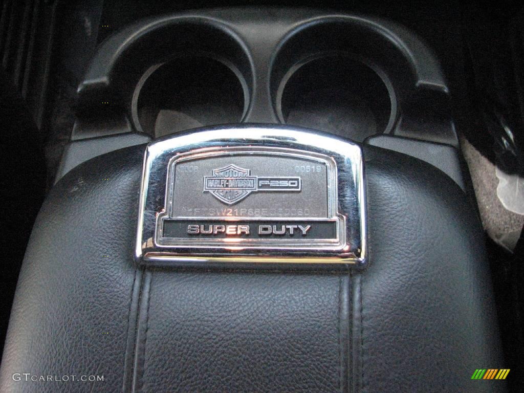 2006 F250 Super Duty Harley Davidson Crew Cab 4x4 - Black / Black photo #23