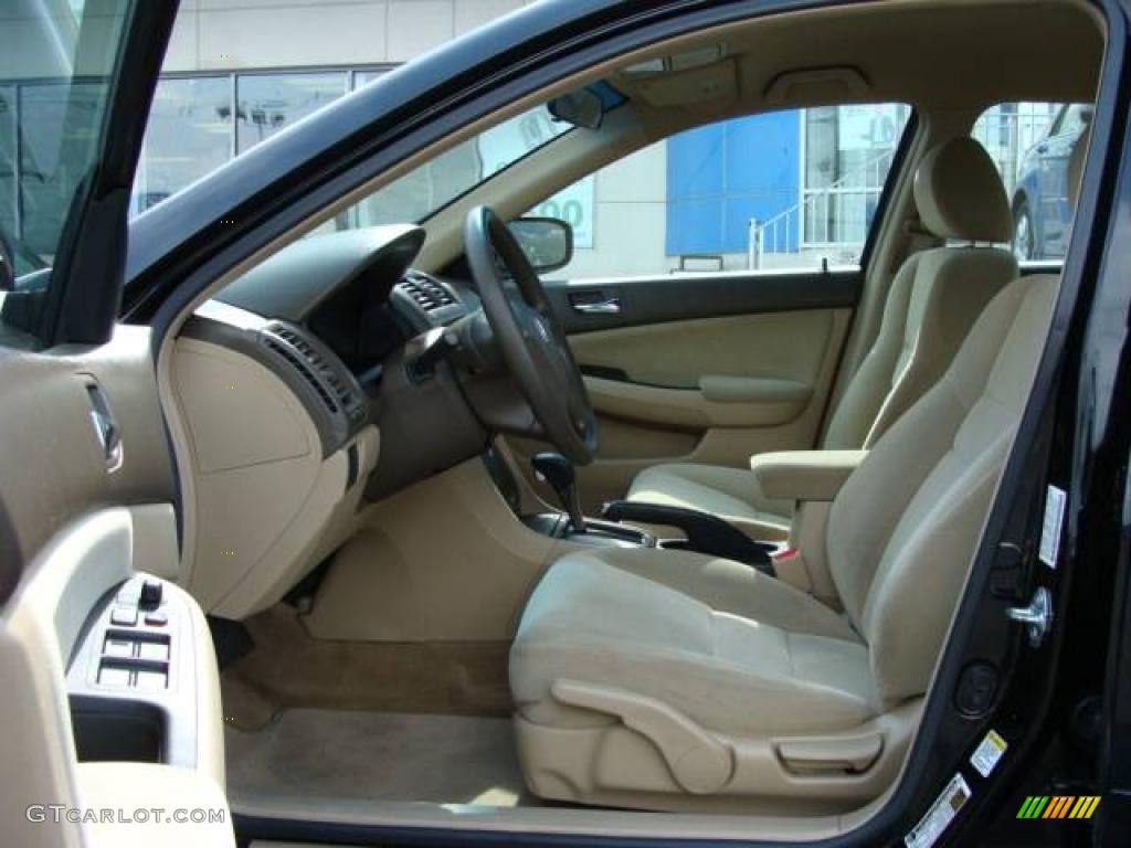 2006 Accord LX Sedan - Nighthawk Black Pearl / Ivory photo #7