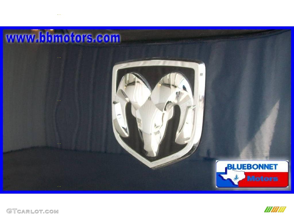 2007 Ram 1500 Big Horn Edition Quad Cab 4x4 - Patriot Blue Pearl / Medium Slate Gray photo #17