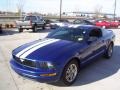 2005 Sonic Blue Metallic Ford Mustang V6 Deluxe Coupe  photo #7