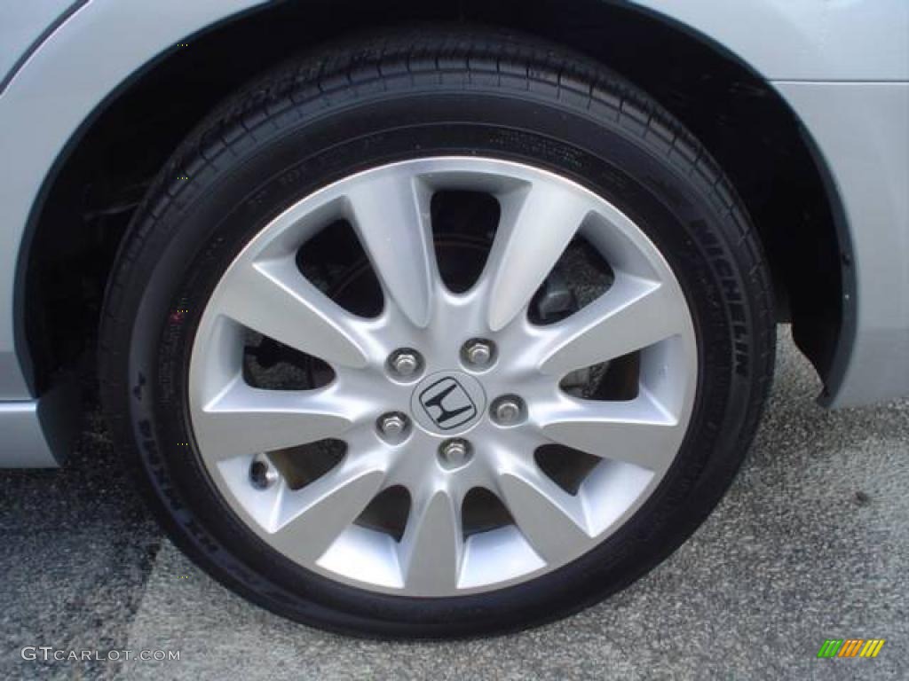 2007 Accord EX-L V6 Sedan - Alabaster Silver Metallic / Black photo #4