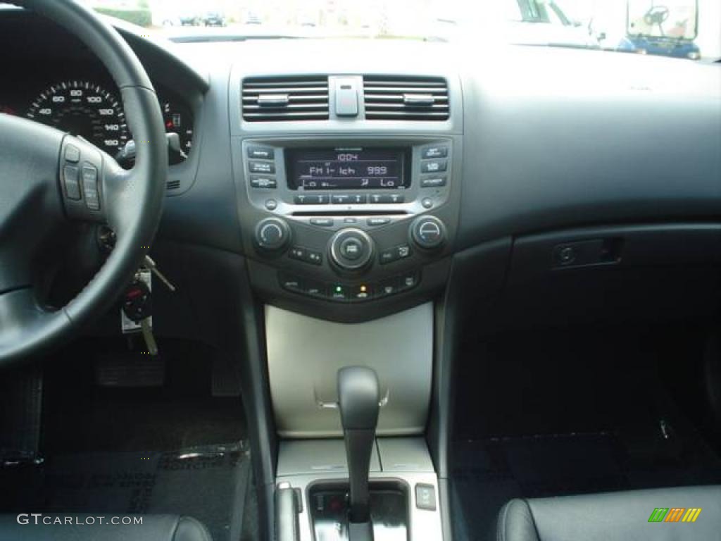 2007 Accord EX-L V6 Sedan - Alabaster Silver Metallic / Black photo #7