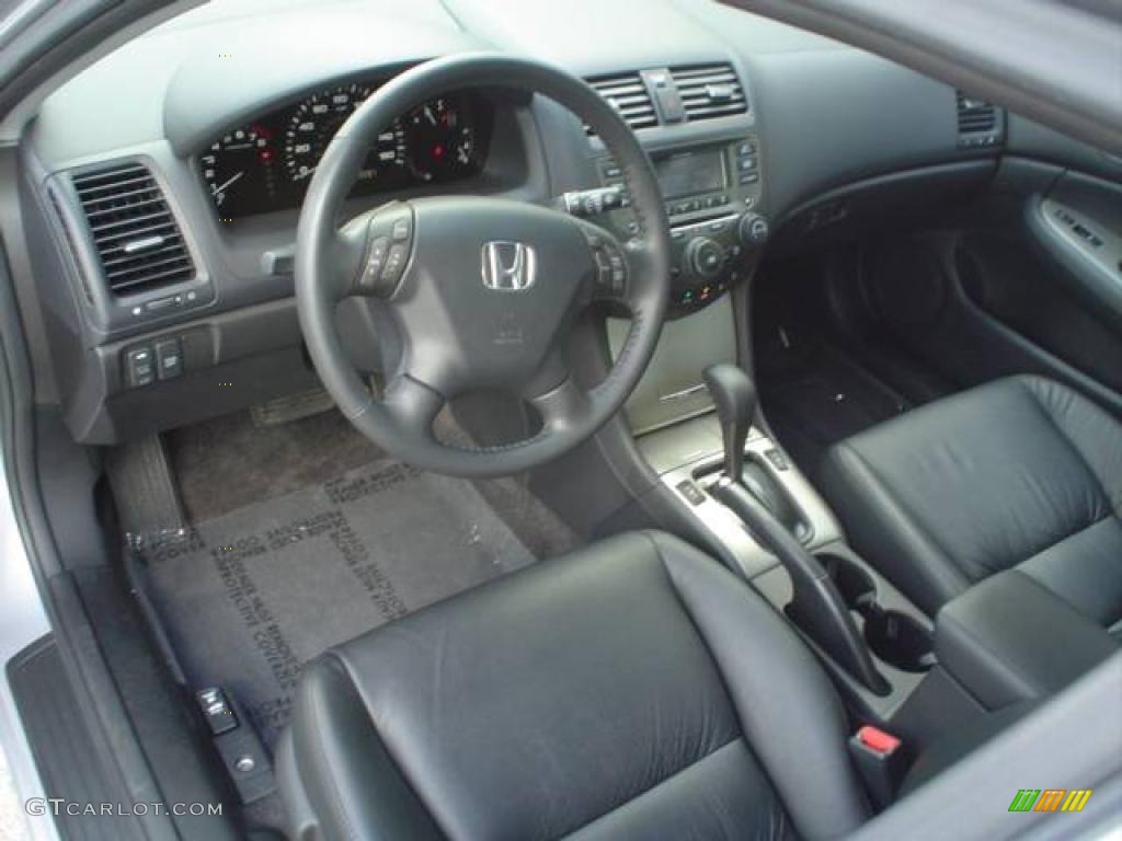 2007 Accord EX-L V6 Sedan - Alabaster Silver Metallic / Black photo #9