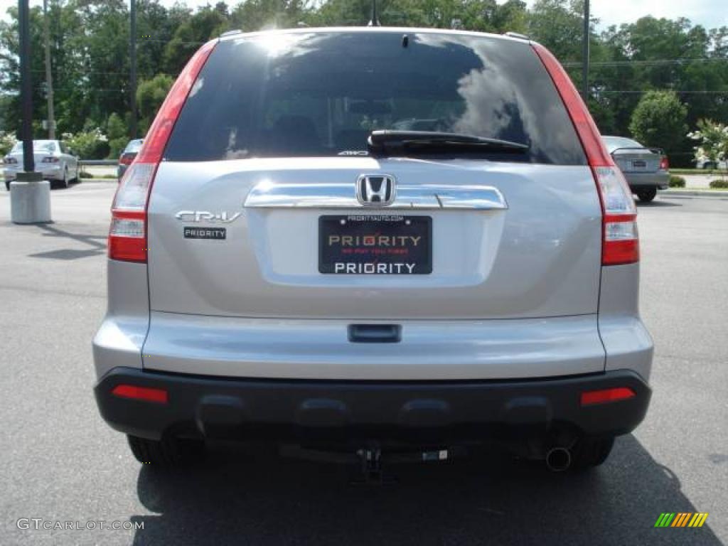 2007 CR-V EX 4WD - Whistler Silver Metallic / Black photo #5