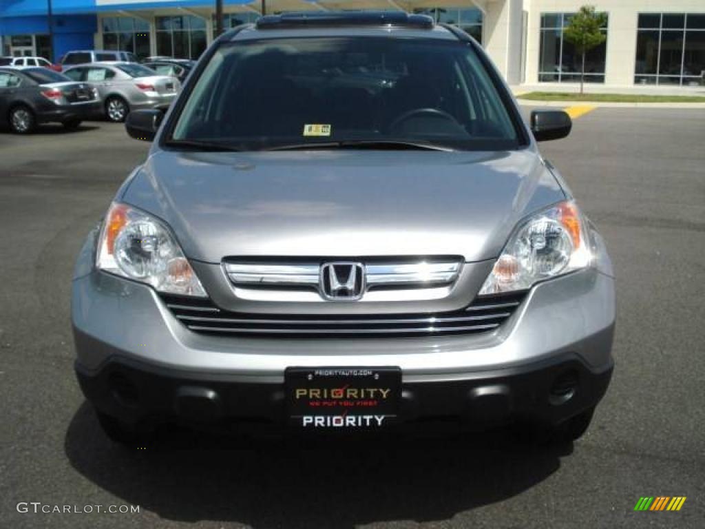 2007 CR-V EX 4WD - Whistler Silver Metallic / Black photo #9